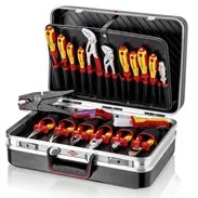 KNIPEX Kufr s nářadím pro elektro, 20ks